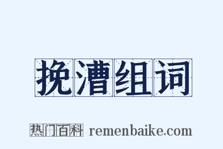 挽漕组词是什么意思的图片